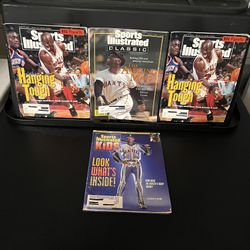 2 MICHAEL JORDAN, WILLIE MAYS Sports Illustrated Magazines and a JEN GRIFFEY JR