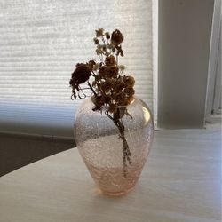 vintage pink vase 
