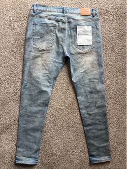 Purple jeans