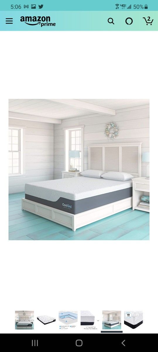 Classic Brands Cool Gel Chill Memory Foam 14 Inch Mattress