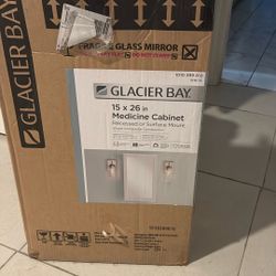 Medicine cabinet/mirror.