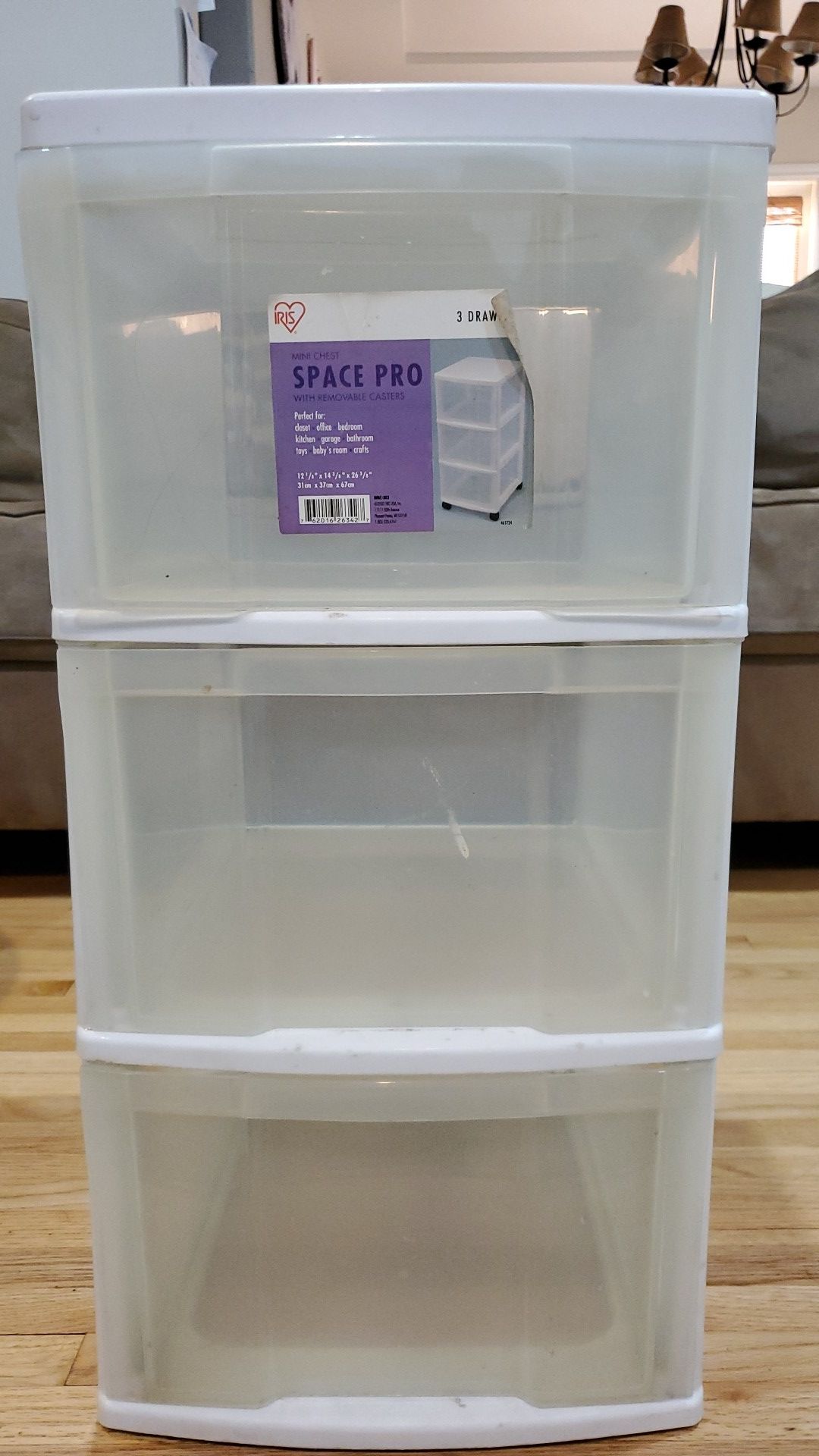 3 drawer plastic cart