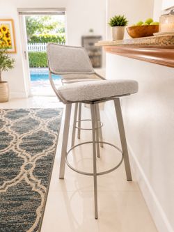 ✨ Modern Swivel Counter/Bar Stools – Set of 2-Delivery Available✨