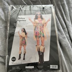  Retro Hipster Costume Size Xsmall Or Small/medium