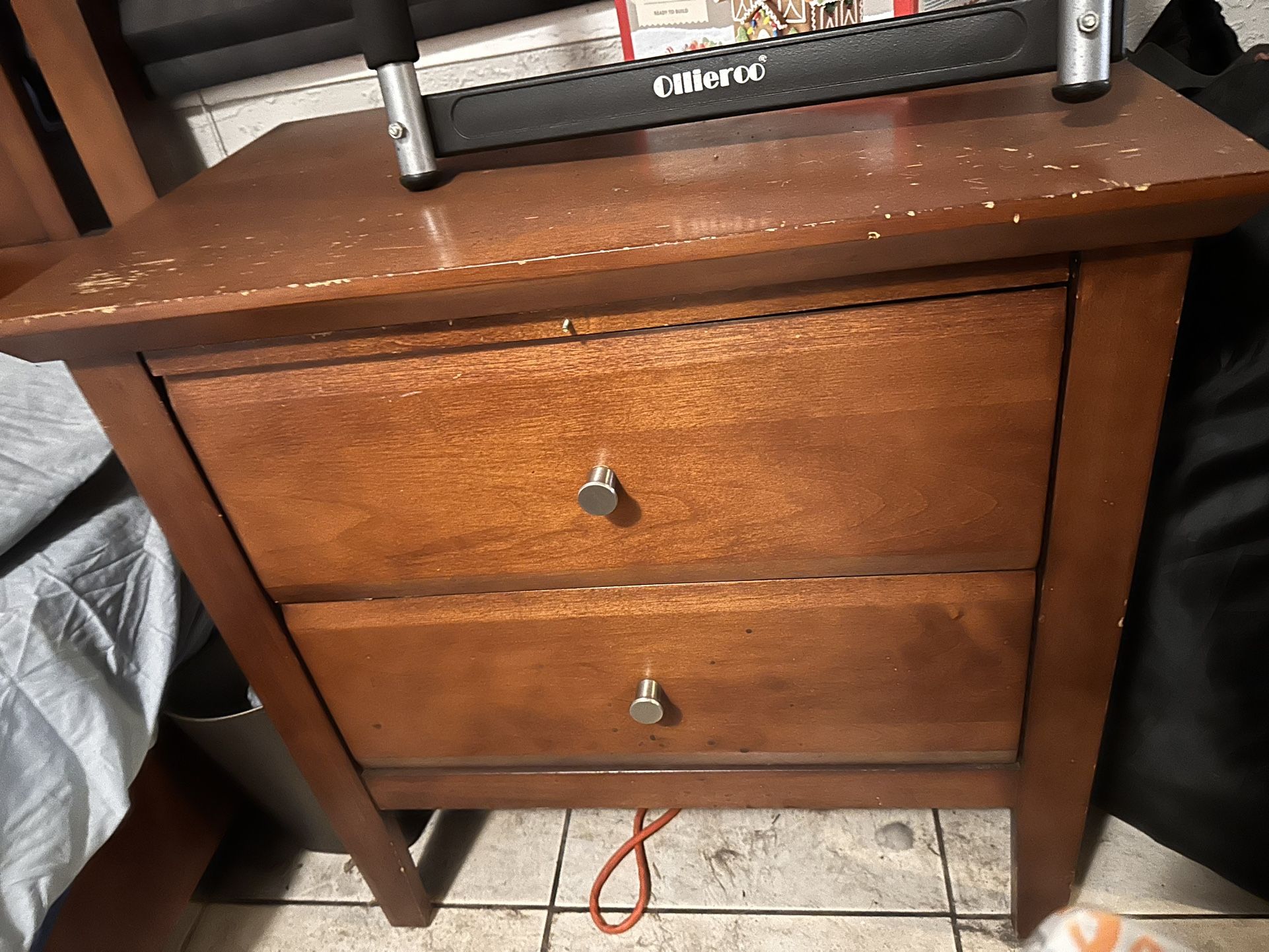 Wooden Night Stand - make Me An Offer