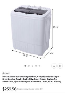 Portable washing machine