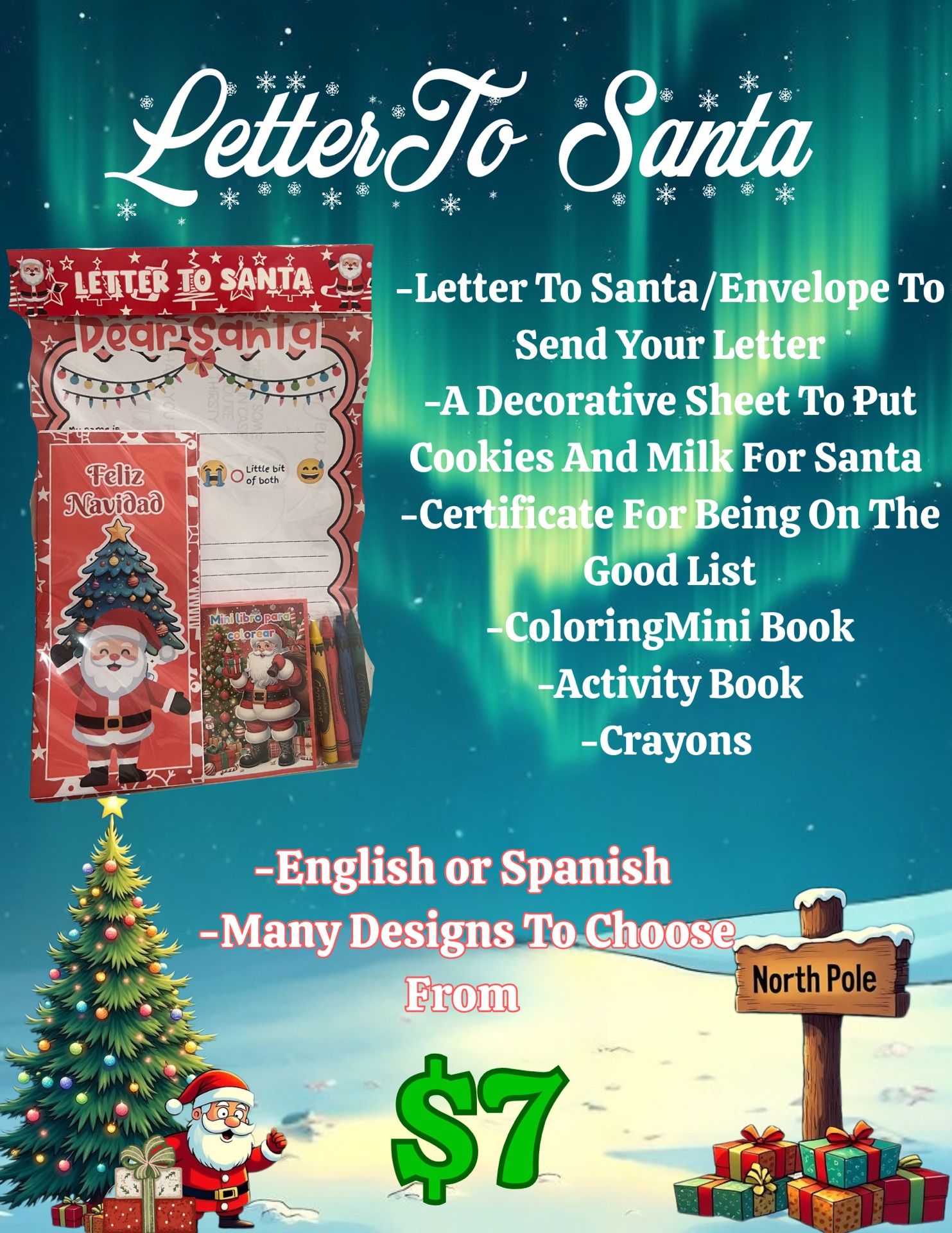 Letter To Santa Kit
