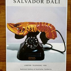 Salvador Dali Lobster Telephone Poster