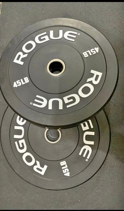 Rogue 45 Bumper Plates 2x45 = 90 pounds