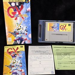 SD Gundam GX Super Famicom CIB