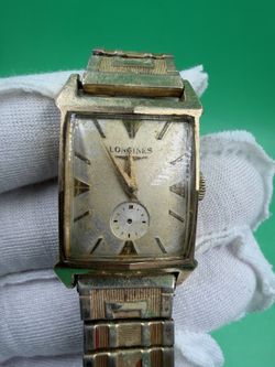 Vintage Longines 9LT Wristwatch 17 Jewels 10K Gold Filled Case/Not Working