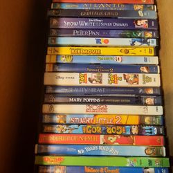 23 DVD Movies  For Kids And Family 