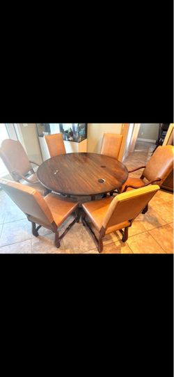 Bernhardt Table with Henredon Chairs