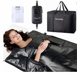 Infrared Sauna Blanket – Full Body Heat & Relaxation ✨ Designed for at-home relaxation and self-care 🔥 Infrared heating design 🧖 Convenient full-bo