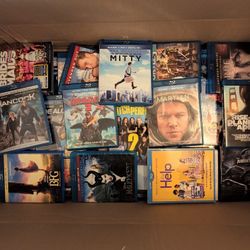 Lot of 100 mint condition Blu-ray movies - no scratches