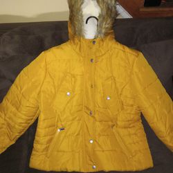 New Look Size Large Gold Parka