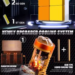H4 Led Bulbs Extremely Bright 3 Colors In Same Bulb 