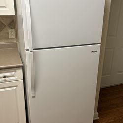White Refrigerator Whirlpool 