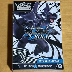 Pokémon Black bolt Booster 6pk
