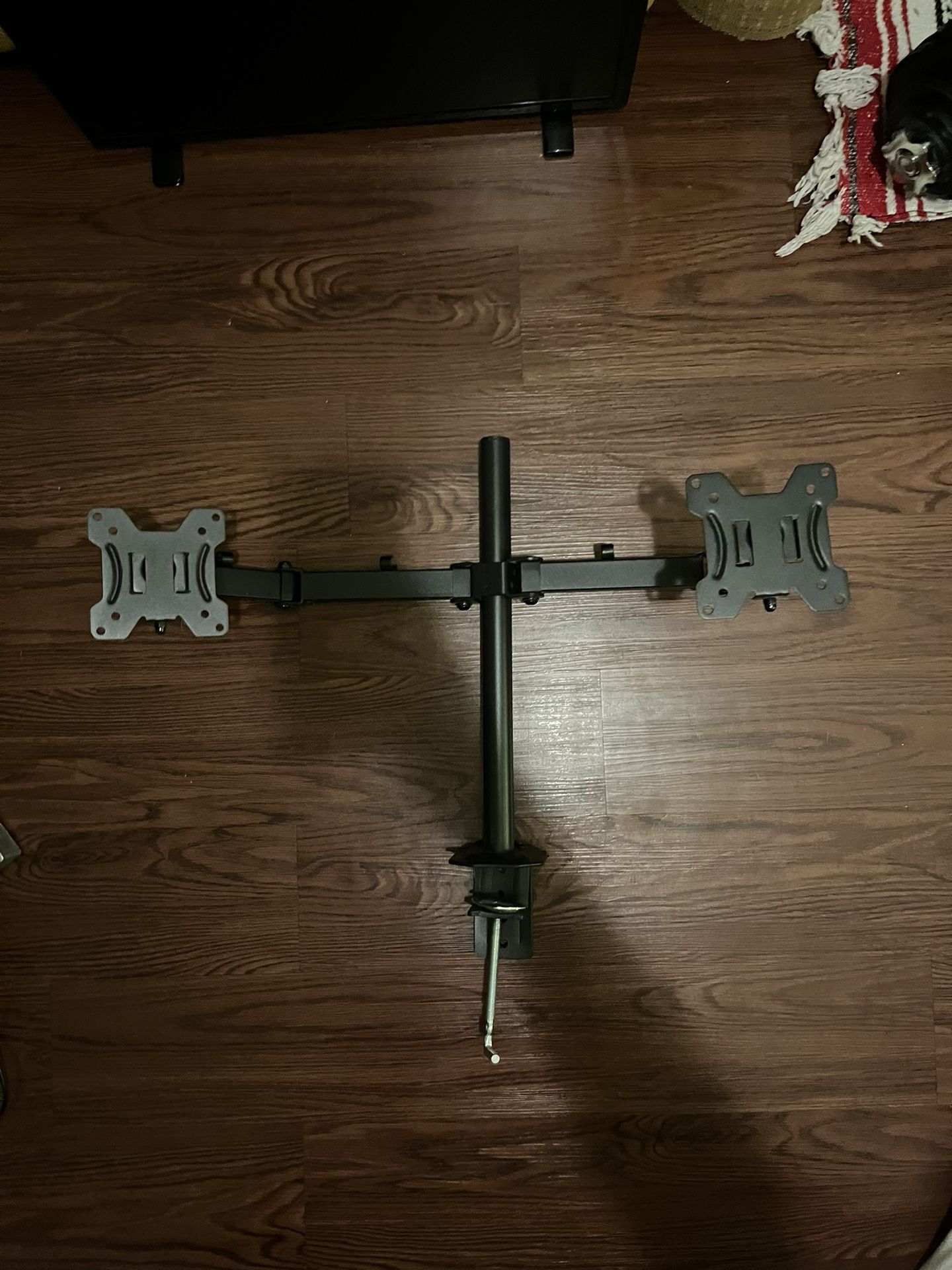 Dual Monitor Desk Mount, Full Motion Adjustable Monitor Stand