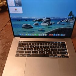 Apple MacBook Pro 16.1 2.6 Ghz  2019 i7 Processor 16gb Ram 512gb Ssd 0s Tahoe 26.0.1 Touch Bar Fingerprint With Charger 