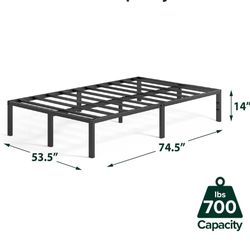 Full size metal platform bed frame 