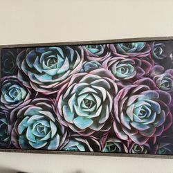 Large Succulent Wall Art
