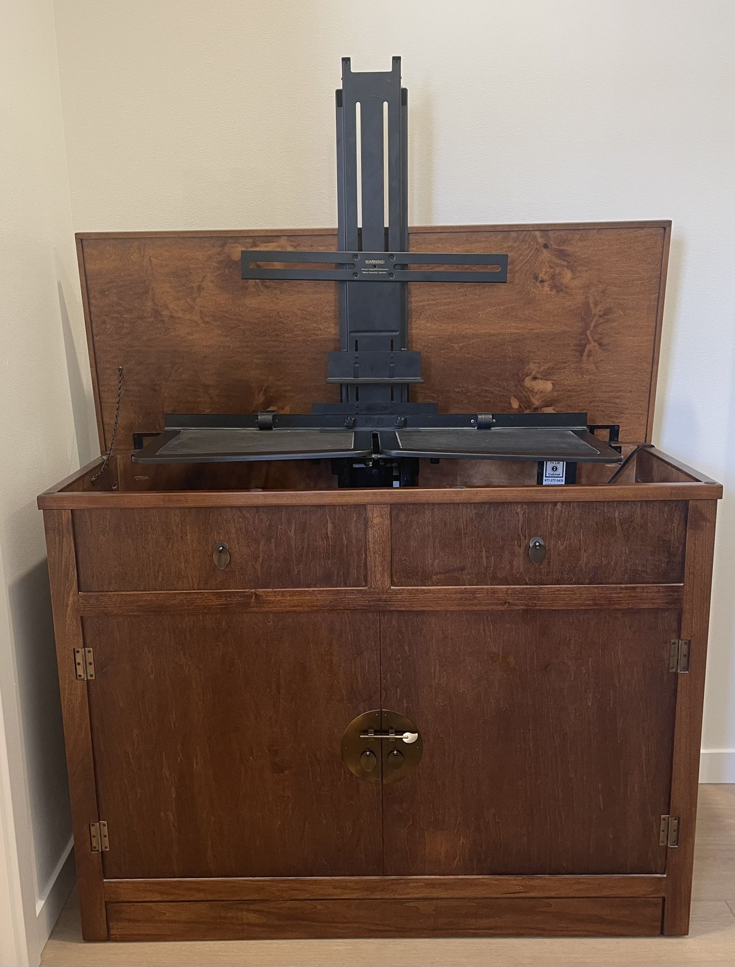 TV cabinet Stand That HIDES TV When Not Using
