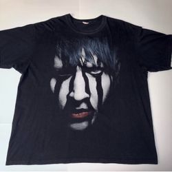 Marilyn Manson Goth Shirt Hard Rock Metal