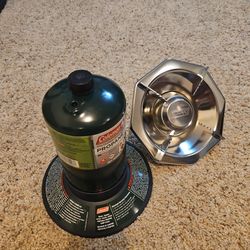 Coleman propane + stove attachment