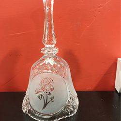 Frosted & Clear Glass Bell Wreath Wedding