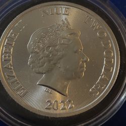 Authentic Counterfeit Proof 1 OZ Candian Maple Leaf Proof 99.99 of Fine Silver. Gorgeous Coin!