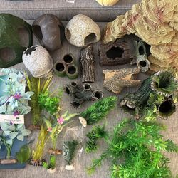 New and gently used aquarium items