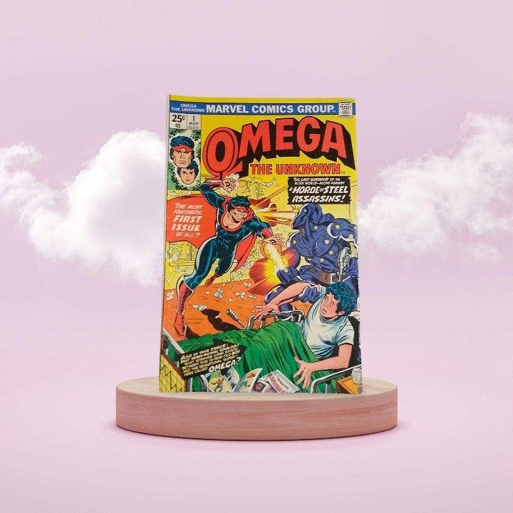 Vintage Marvel Omega The Unknown #1 Comic (1976)