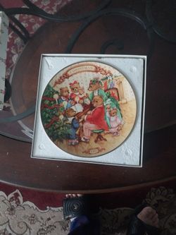 1989 Christmas Plate
