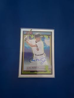 Cal Ripken Jr. Signed Baseball Card Baltimore