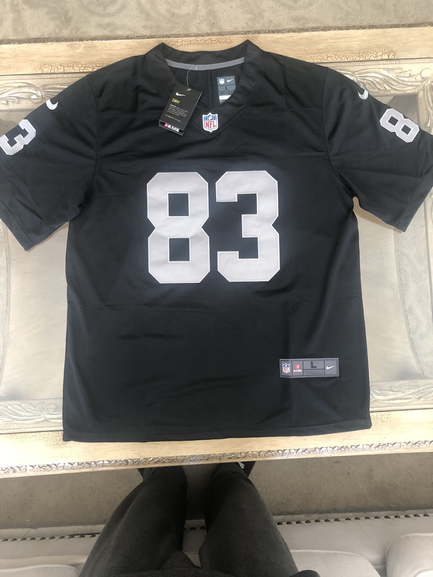 Darren Waller Jersey NEW Mens Large Black Las Vegas Raiders S,M,L,XL also