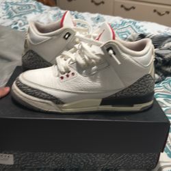 Jordan 3 White Cement 