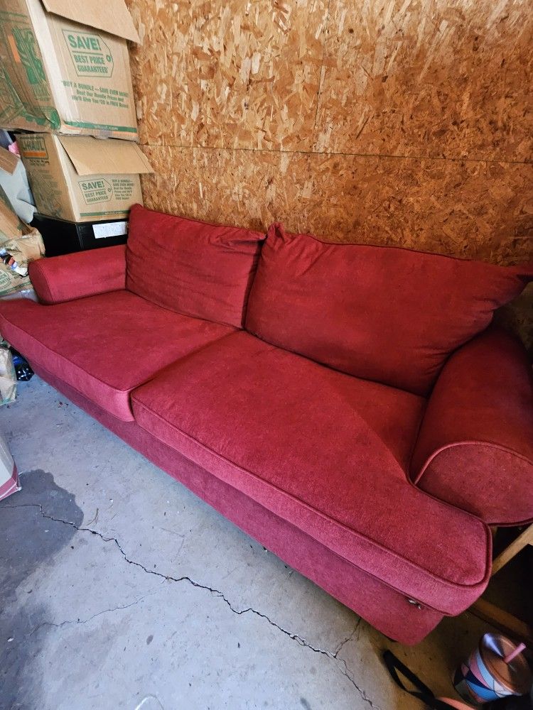 RED COUCH $75