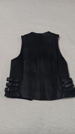 Street and Steel women's leather vest