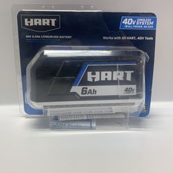 New HART 40V 6.0AH Lithium Ion Battery Pack HLBP041A 