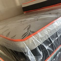 Queen Plush Top With Boxspring And Delivery 