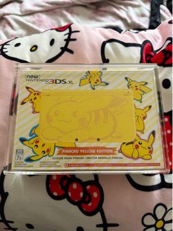 New Nintendo 3DS XL Pikachu Yellow Edition
