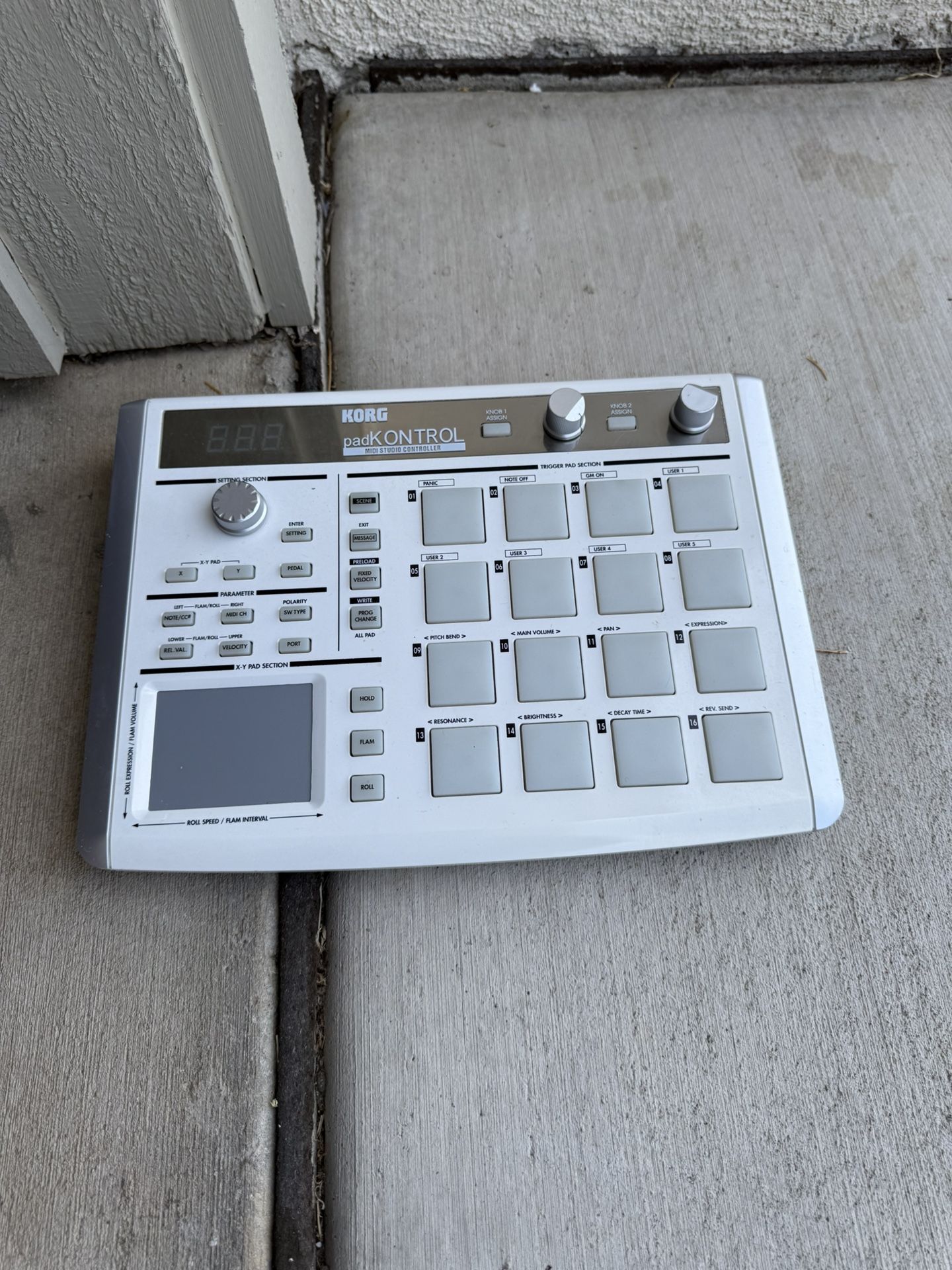 Korg kpc-1 Channel Pad Controller.