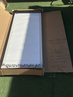 Belldinni 36 in. x 80 in. Primed Flush Solid Composite Core Wood Interior Door Slab