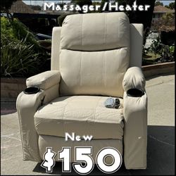 Recliner  Chair Massager Heater Rocker Sofa Furniture 