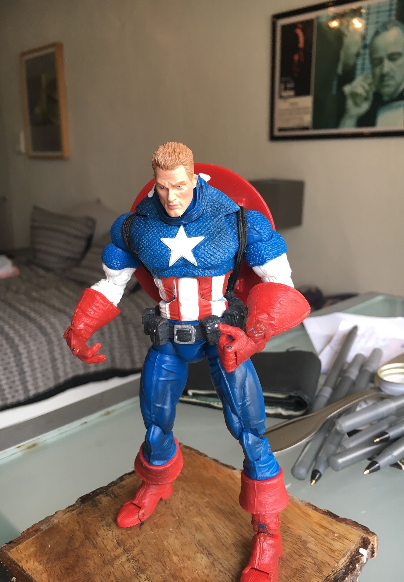 Marvel legends face off captain America
