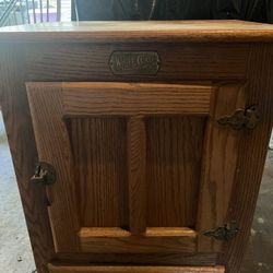 White Clad Ice Box End Table 
