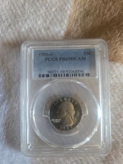 1985-S Washington Quarter PCGS PR69DCAM