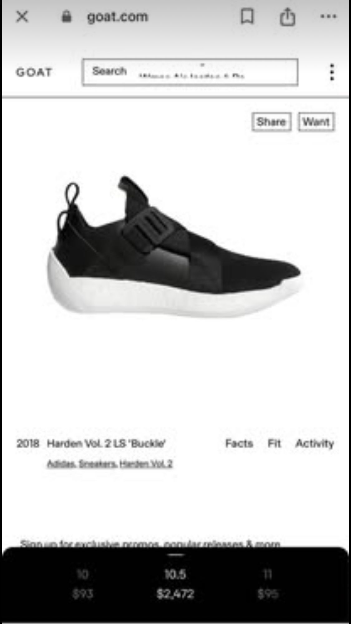 adidas James harden vol 2 mens 11